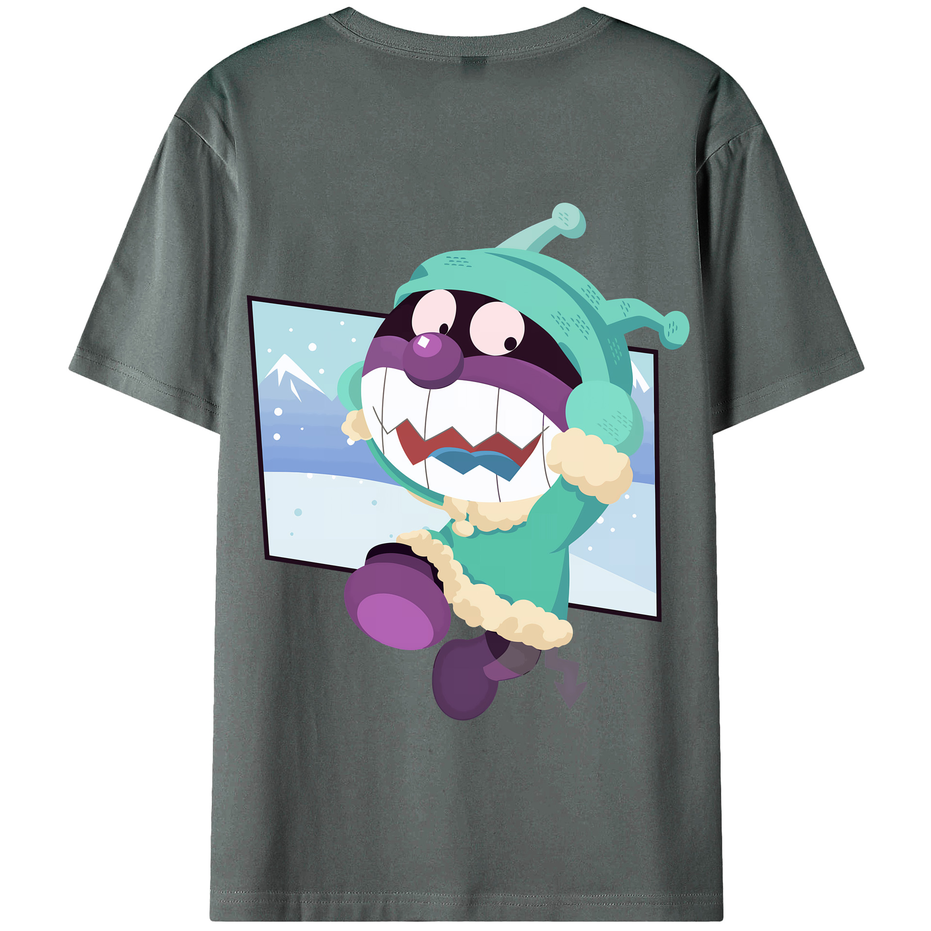 （画像用） アンパンマン Anpanman 綿100％半袖Tシャツ（背面プリント）